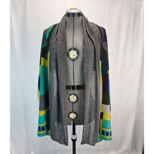 Vintage Echo Geometric‎ Wrap Scarf Shawl Multicolor